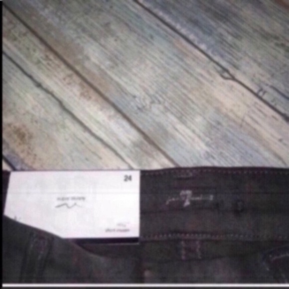 NWT 7 For All Mankind Charcoal Grey The Ankle Skinny - Picture 2 of 9